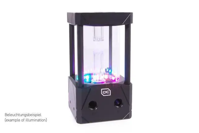 Alt view image 3 of 8 - Alphacool Eisbecher Aurora D5 Acetal/Glas - 150mm with D5 VPP655 PWM Pump (13499)