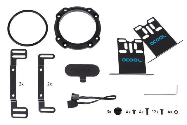 Alt view image 8 of 8 - Alphacool Eisbecher Aurora D5 Acetal/Glas - 150mm with D5 VPP655 PWM Pump (13499)