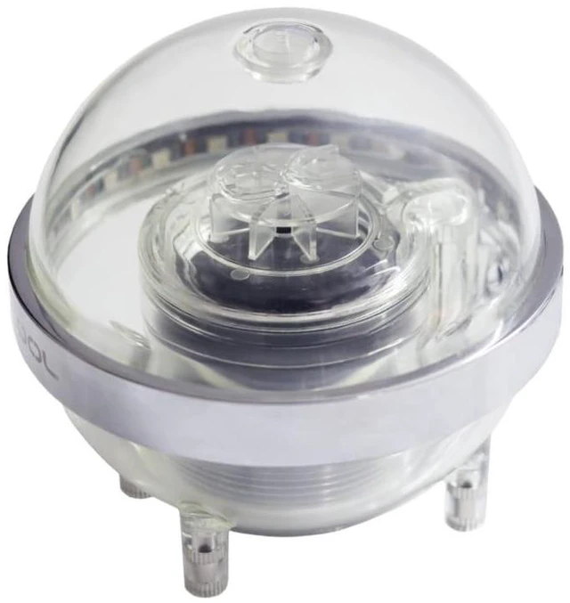 Alt view image 12 of 14 - Alphacool Eisball Adressable RGB - Acryl with D5 VPP655 PWM Reservoir, G1/4 (13795)