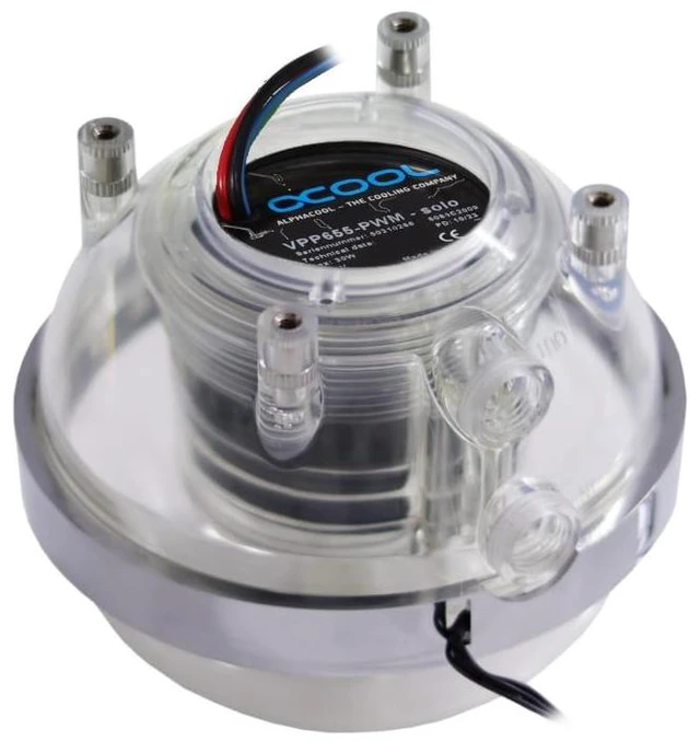 Alt view image 13 of 14 - Alphacool Eisball Adressable RGB - Acryl with D5 VPP655 PWM Reservoir, G1/4 (13795)