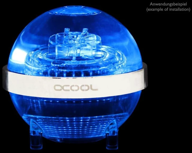 Alt view image 14 of 14 - Alphacool Eisball Adressable RGB - Acryl with D5 VPP655 PWM Reservoir, G1/4 (13795)