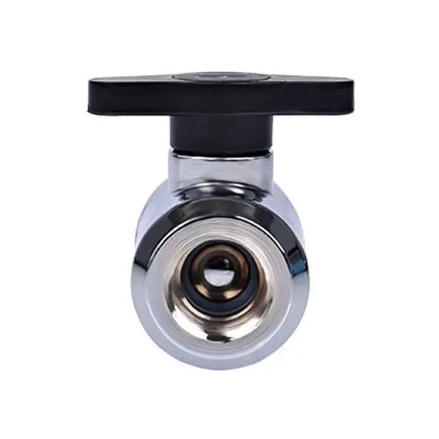 Alt view image 7 of 9 - Alphacool G1/4" Eiszapfen Series 2-way Ball Valve, Chrome