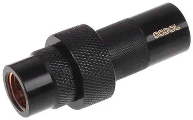 Alt view image 7 of 8 - Alphacool HF G1/4" Quick Release Fitting, Deep Black