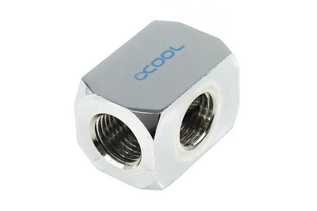 Alt view image 5 of 5 - Alphacool HF 3-way Connection Terminal, Chrome