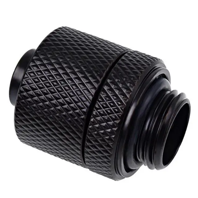 Alt view image 7 of 8 - Alphacool Eiszapfen G1/4" to 10mm ID, 13mm OD Compression Fitting for Soft Tubing, Deep Black
