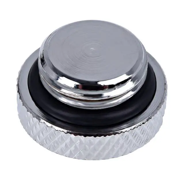 Alt view image 7 of 8 - Alphacool Eiszapfen G1/4" Plug, Chrome, 4-pack