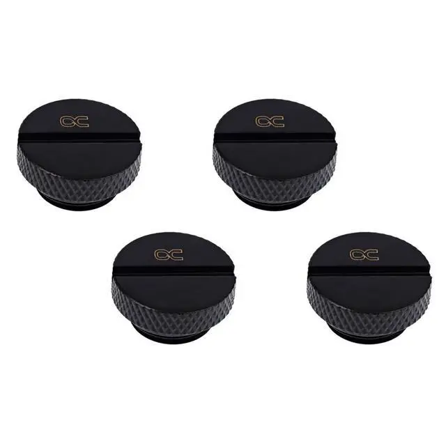Alt view image 5 of 8 - Alphacool Eiszapfen G1/4" Plug, Deep Black, 4-pack