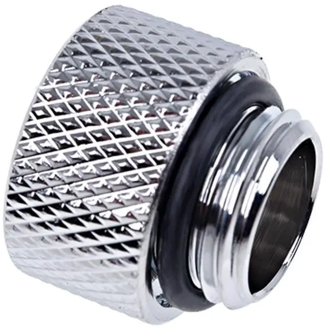 Alt view image 10 of 10 - Alphacool Eiszapfen G1/4" Male to Female 10mm Extender Fitting, Chrome