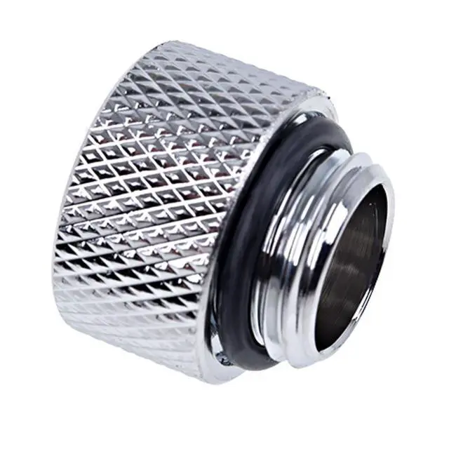 Alt view image 6 of 7 - Alphacool Eiszapfen G1/4" Male to Female 10mm Extender Fitting, Chrome, 4-pack