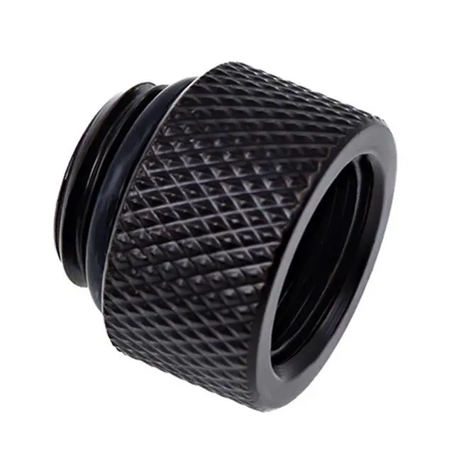 Alt view image 7 of 7 - Alphacool Eiszapfen G1/4" Male to Female 10mm Extender Fitting, Deep Black, 4-pack