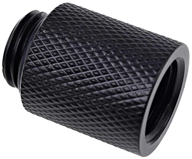 Alt view image 9 of 9 - Alphacool Eiszapfen G1/4" Male to Female 20mm Extender Fitting, Deep Black