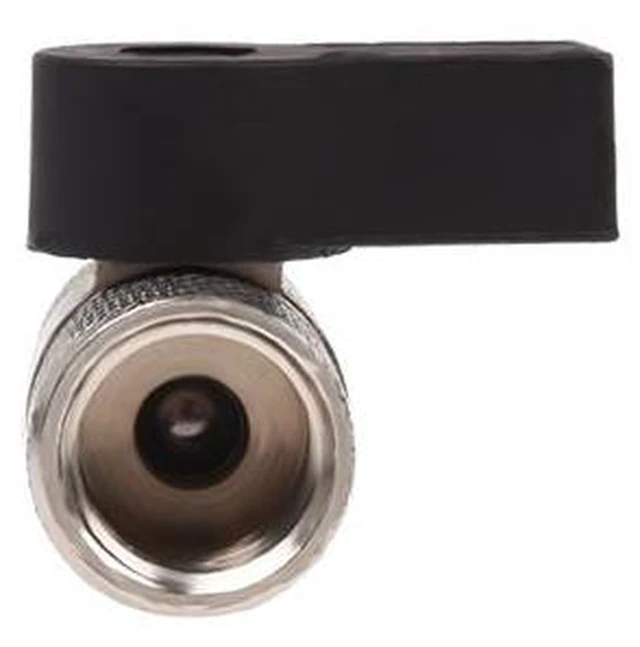 Alt view image 12 of 12 - Alphacool G1/4" 2-way Ball Valve, Chrome Fitting (17353)