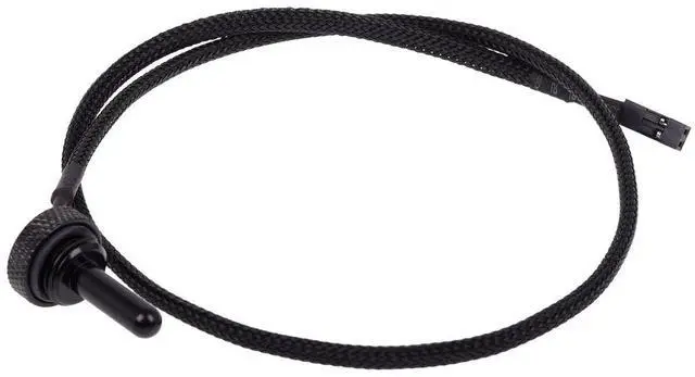 Alt view image 7 of 9 - Alphacool G1/4" Eiszapfen Temperature Sensor Plug, Deep Black