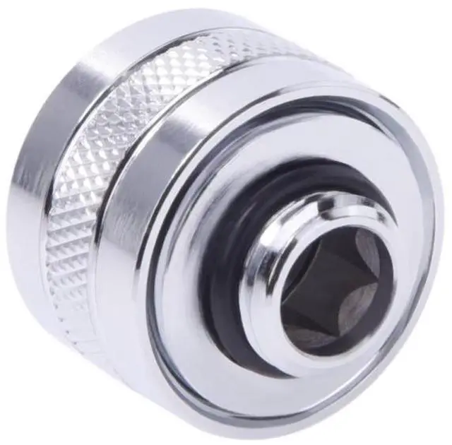 Alt view image 2 of 3 - Alphacool Eiszapfen PRO HardTube G1/4" Fitting, 16mm OD, Chrome