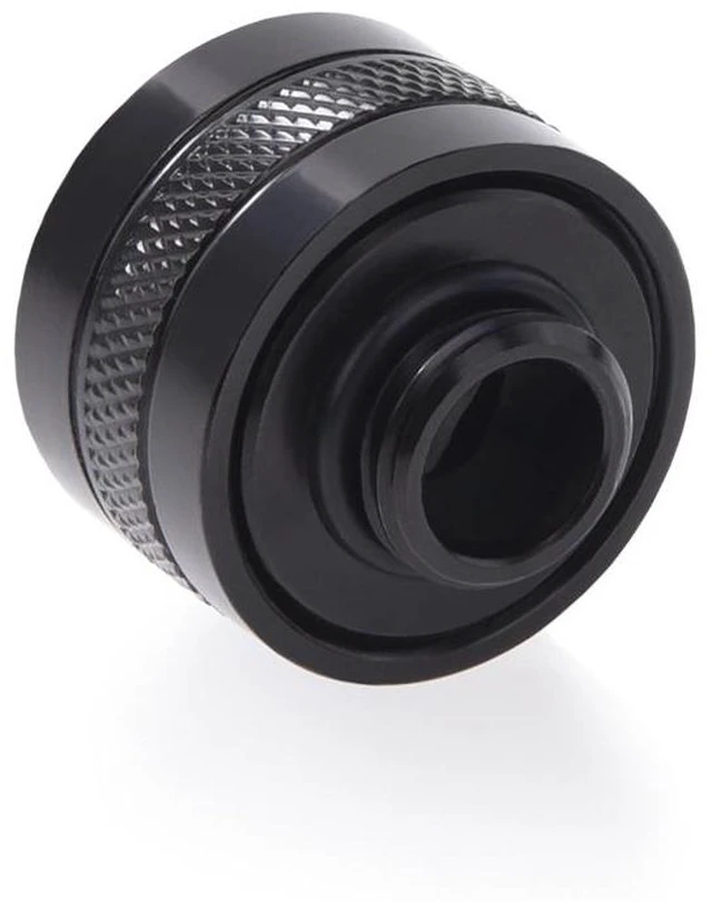Alt view image 3 of 4 - Alphacool Eiszapfen PRO HardTube G1/4" Fitting, 16mm OD, Deep Black, 6-pack
