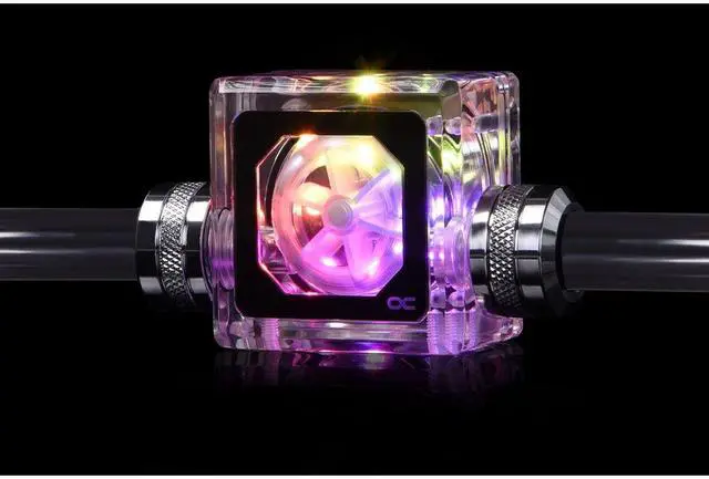 Alt view image 6 of 6 - Alphacool Eisfluegel Aurora Flow Indicator "HighFlow" with RPM-Signal