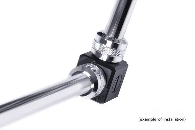 Alt view image 11 of 11 - Alphacool Eiszapfen Connection Terminal 5-way G1/4 IT - Black Acetal Fitting (17556)