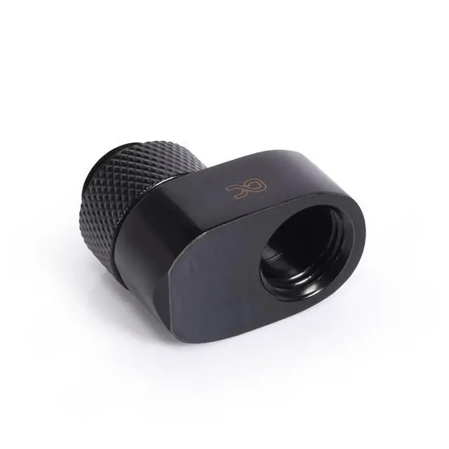 Alt view image 5 of 8 - Alphacool Eiszapfen 16mm Offset Fitting Rotary G1/4 OT to G1/4 IT - Black (17601)