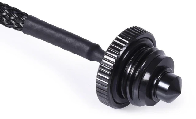 Alt view image 9 of 12 - Alphacool Eiszapfen Temperature Sensor Flat Fitting G1/4 - Black (17596)