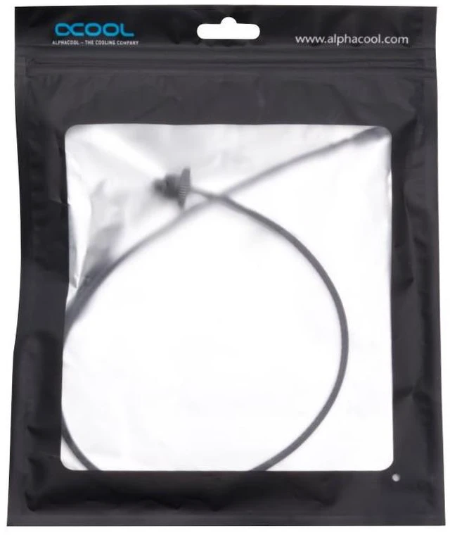 Alt view image 12 of 12 - Alphacool Eiszapfen Temperature Sensor Flat Fitting G1/4 - Black (17596)