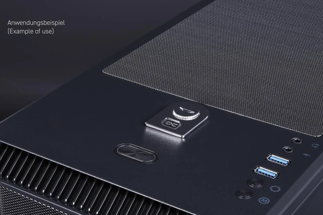 Alt view image 7 of 10 - Alphacool Apex Fillport, Chrome Fitting, G1/4 (13467)