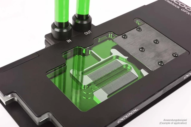 Alt view image 20 of 20 - Alphacool Eiswasser Crystal Premixed PC Coolant (for Long-term Use), 1000ml, Green UV (18545)