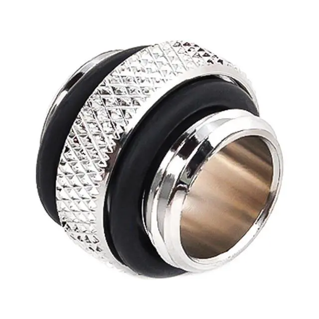 Alt view image 5 of 7 - Bitspower G1/4" 5mm Male to Male Fitting, Silver Shining