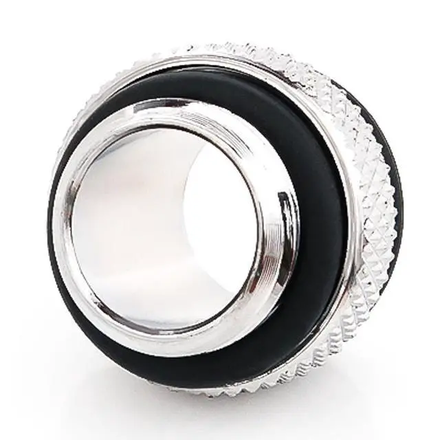 Alt view image 7 of 7 - Bitspower G1/4" 5mm Male to Male Fitting, Silver Shining