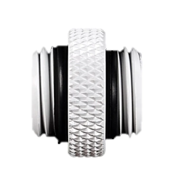 Alt view image 4 of 4 - Bitspower G1/4" 5mm Male to Male Fitting, Deluxe White, 4-pack