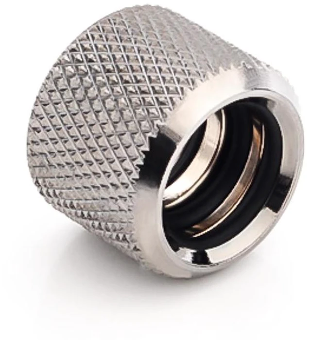 Main image of Bitspower Multi-Link Coupler Fitting for 12mm OD Rigid Tubing, Black Sparkle