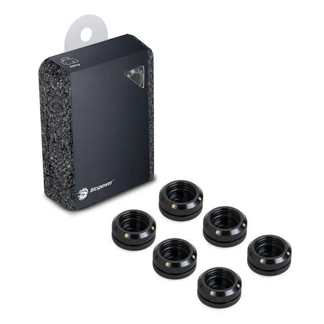 Alt view image 3 of 3 - Bitspower G1/4" Matt Black Enhance Multi-Link For OD 16MM (6PCS)