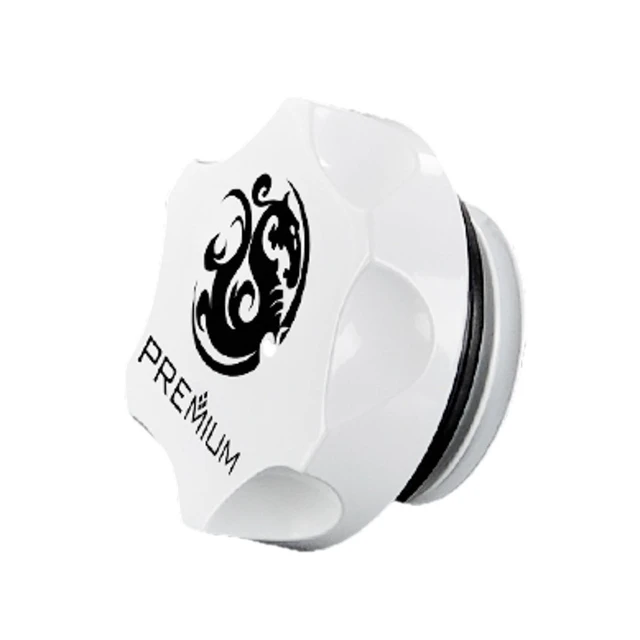Alt view image 5 of 6 - Bitspower Premium G1/4" Stop Fitting, Deluxe White