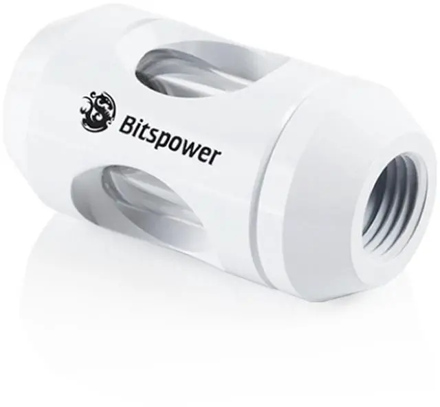 Alt view image 8 of 12 - Bitspower G1/4" In-Line Filter, Deluxe White