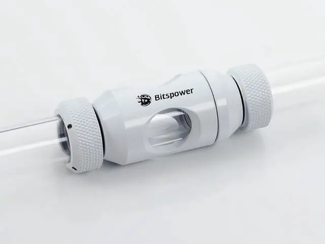 Alt view image 11 of 12 - Bitspower G1/4" In-Line Filter, Deluxe White