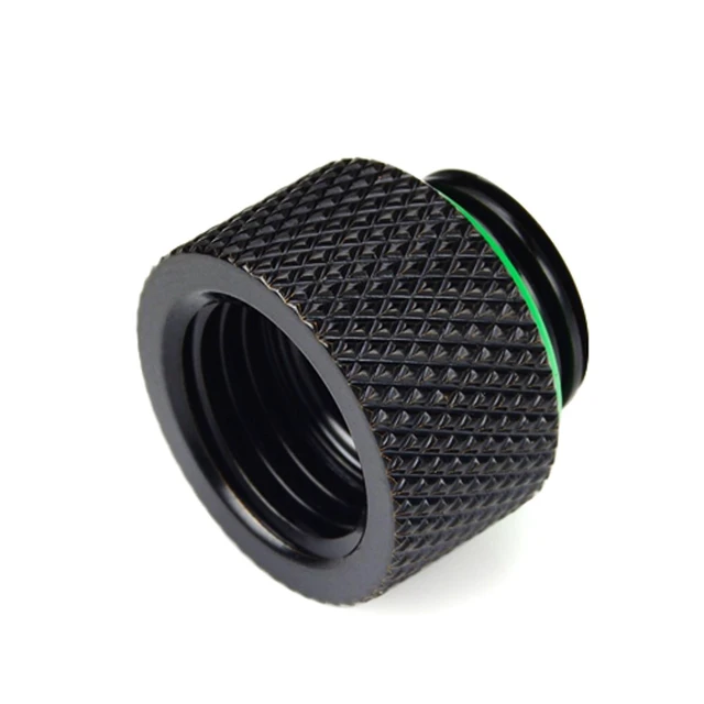 Alt view image 4 of 5 - Bitspower G1/4" 10mm Male to Female Fitting, Matte Black