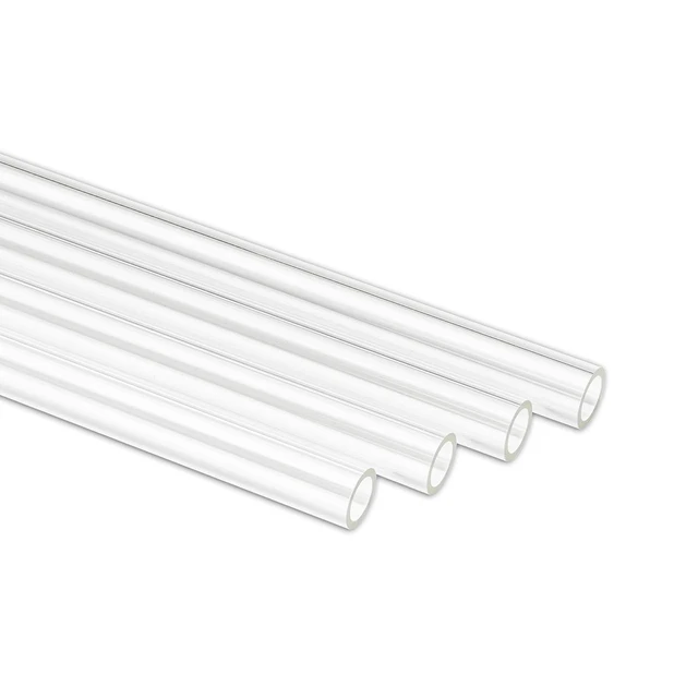 Alt view image 3 of 4 - Bitspower None Chamfer PETG Link Tube, 12mm OD, 500mm, Clear, 4-pack