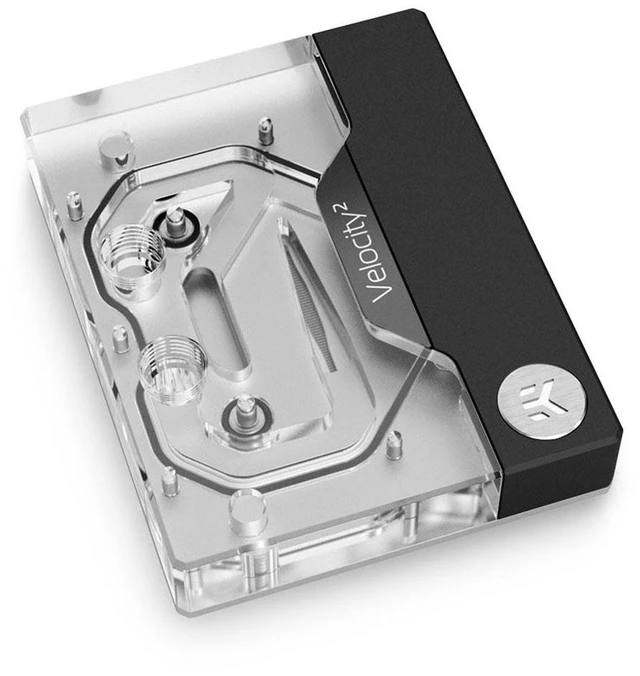 Alt view image 8 of 14 - EKWB EK-Quantum Velocity² D-RGB CPU Water Block - AM5 Nickel + Plexi