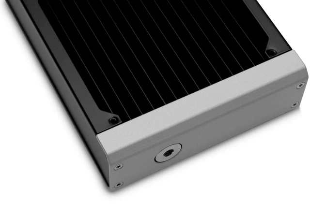 Alt view image 10 of 14 - EK-Quantum Surface P280M 280mm Radiator - Black