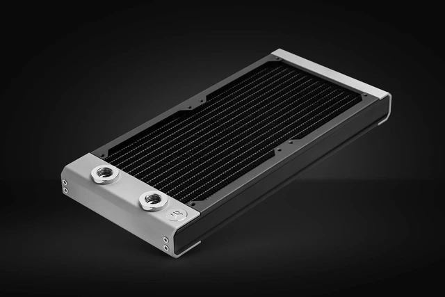 Alt view image 14 of 14 - EK-Quantum Surface S240 240mm Radiator - Black