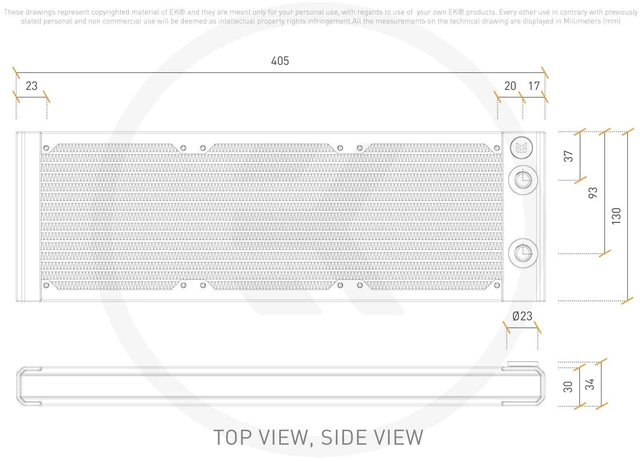 Alt view image 8 of 10 - EKWB EK-Quantum Surface S360 - Black