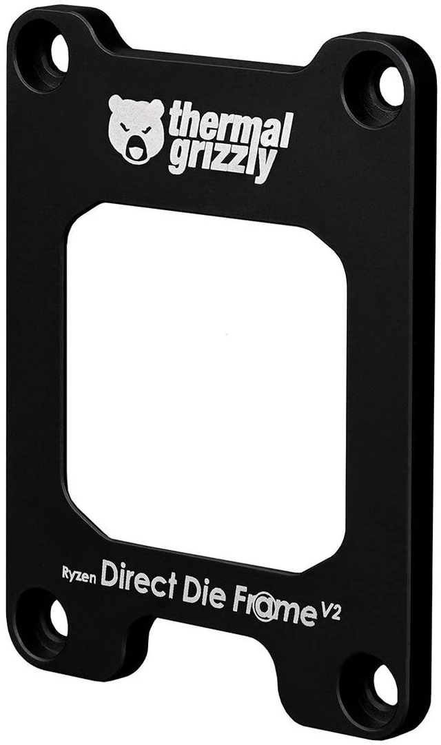 Alt view image 8 of 11 - Thermal Grizzly Ryzen 7000 Direct Die Frame V2, Aluminum, Black (TG-DDF-R7000-V2)