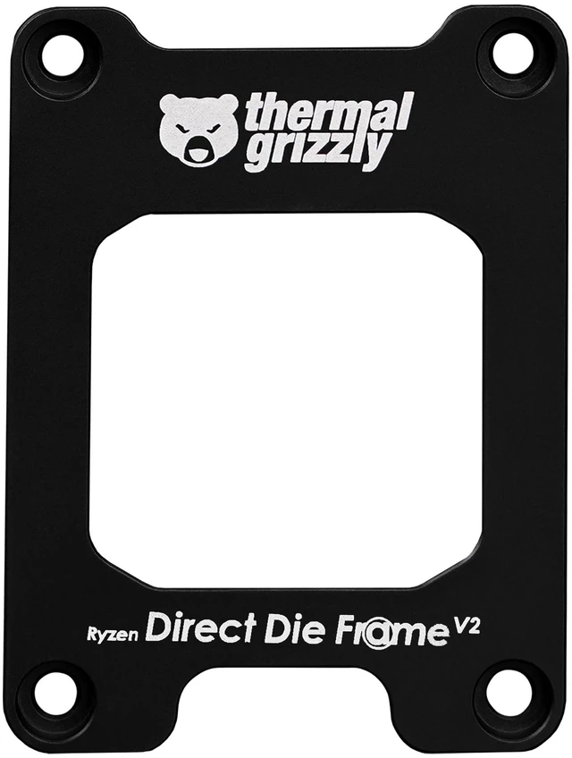 Alt view image 10 of 11 - Thermal Grizzly Ryzen 7000 Direct Die Frame V2, Aluminum, Black (TG-DDF-R7000-V2)