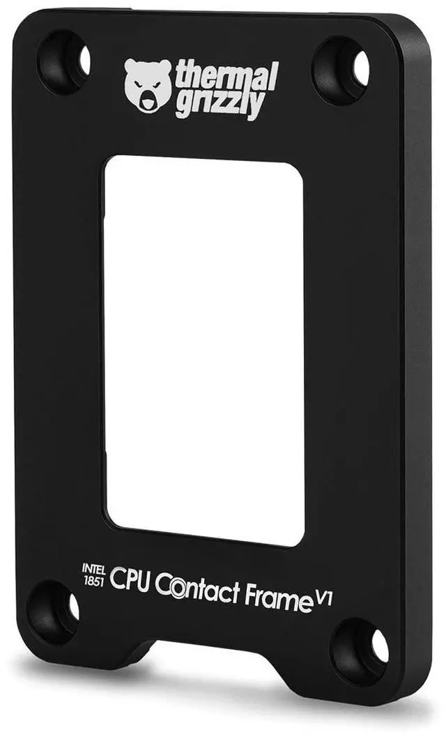 Alt view image 15 of 19 - Thermal Grizzly Intel 1851 CPU Contact Frame V1, Aluminum, Black (TG-CF-i1851-V1)