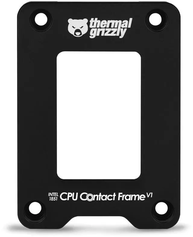 Alt view image 16 of 19 - Thermal Grizzly Intel 1851 CPU Contact Frame V1, Aluminum, Black (TG-CF-i1851-V1)