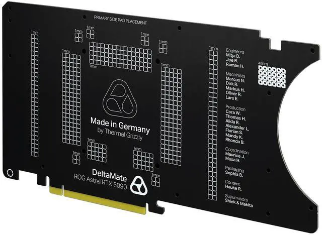 Alt view image 13 of 14 - Thermal Grizzly DeltaMate GPU Block - Astral GeForce RTX 5090 (TG-DM-GPU-001)
