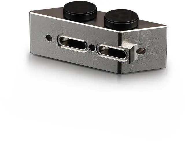 Alt view image 10 of 14 - Thermal Grizzly DeltaMate GPU Block Terminal, Brass, Silver (TG-DM-ACC-001)