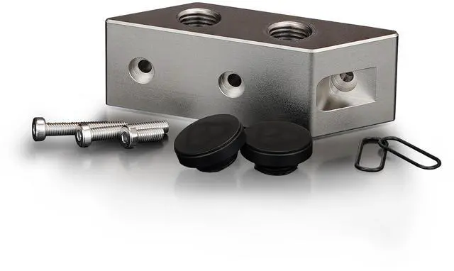 Alt view image 12 of 14 - Thermal Grizzly DeltaMate GPU Block Terminal, Brass, Silver (TG-DM-ACC-001)