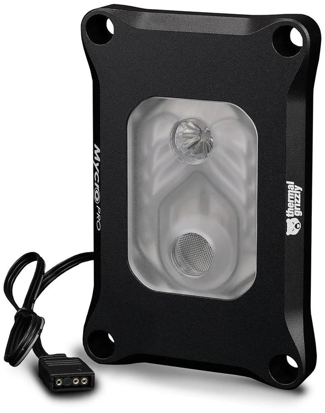 Alt view image 8 of 14 - Thermal Grizzly AM5 Mycro Pro RGB CPU Waterblock, G1/4, Nickel Plated Copper (TG-MY-P-RGB-AMD-AM5)
