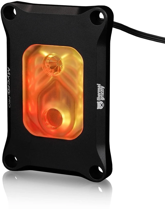 Alt view image 9 of 14 - Thermal Grizzly AM5 Mycro Pro RGB CPU Waterblock, G1/4, Nickel Plated Copper (TG-MY-P-RGB-AMD-AM5)
