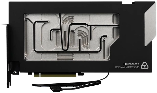 Alt view image 11 of 14 - Thermal Grizzly DeltaMate GPU Block - Astral GeForce RTX 5080, G1/4, Nickel Plated Copper, Black (TG-DM-GPU-002)